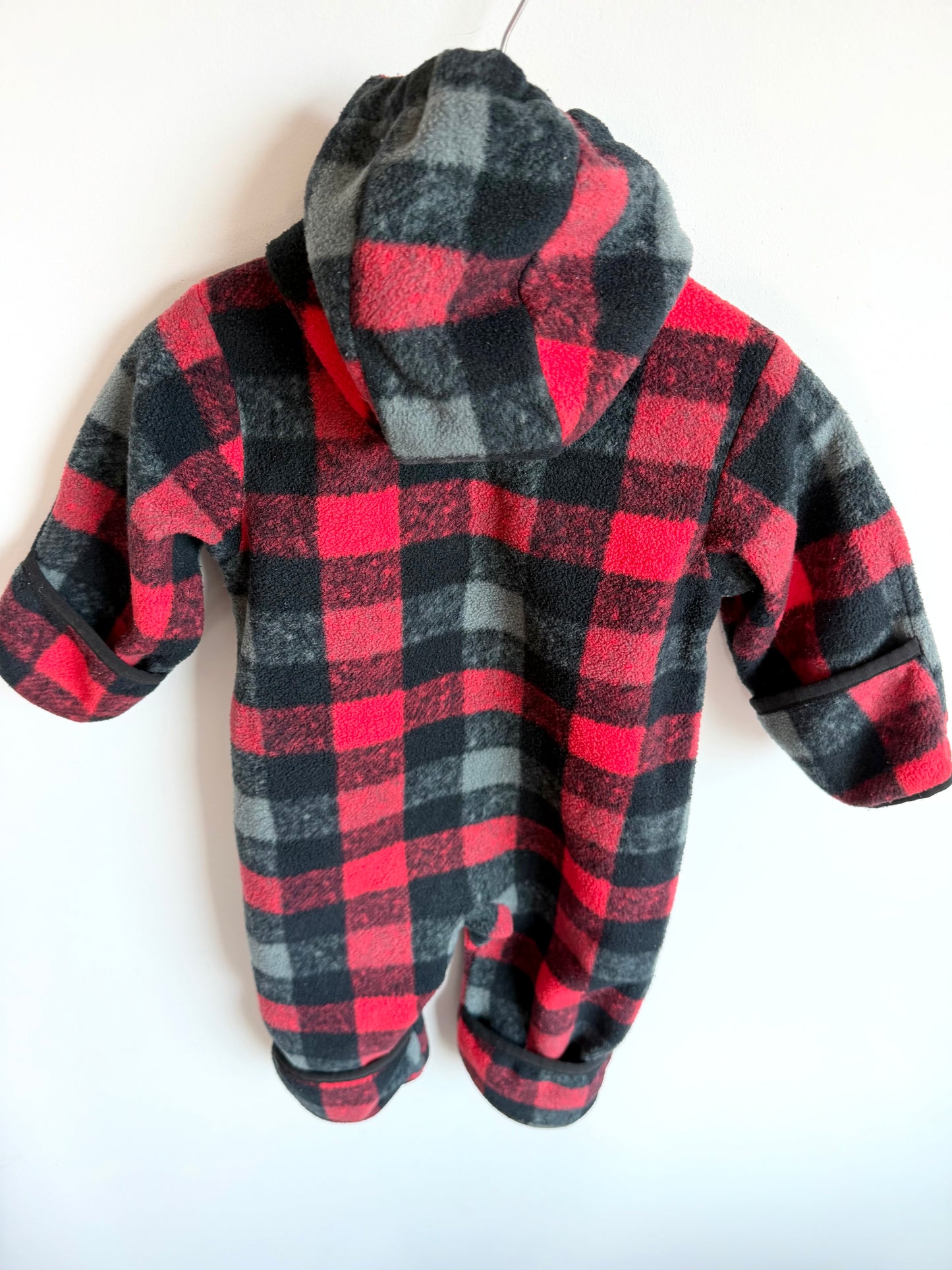 Columbia Checkered Red Bunting Suit / 6-12m