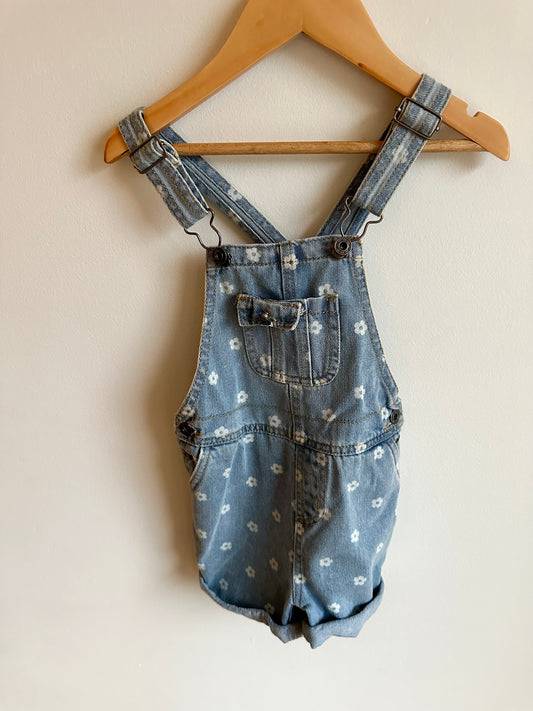 Daisy Denim Overall Dress / 4T