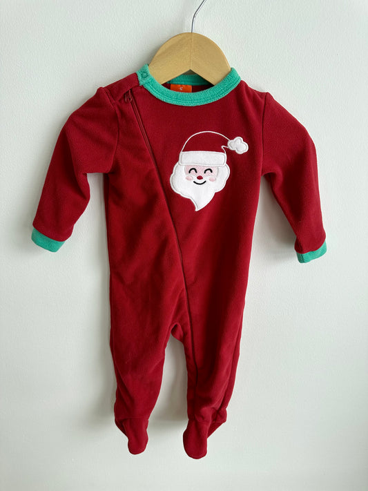 Red Santa Sleeper / 6-12m