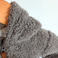 Bear Fuzzy Fold Over Hands Bunting Suit / 9m
