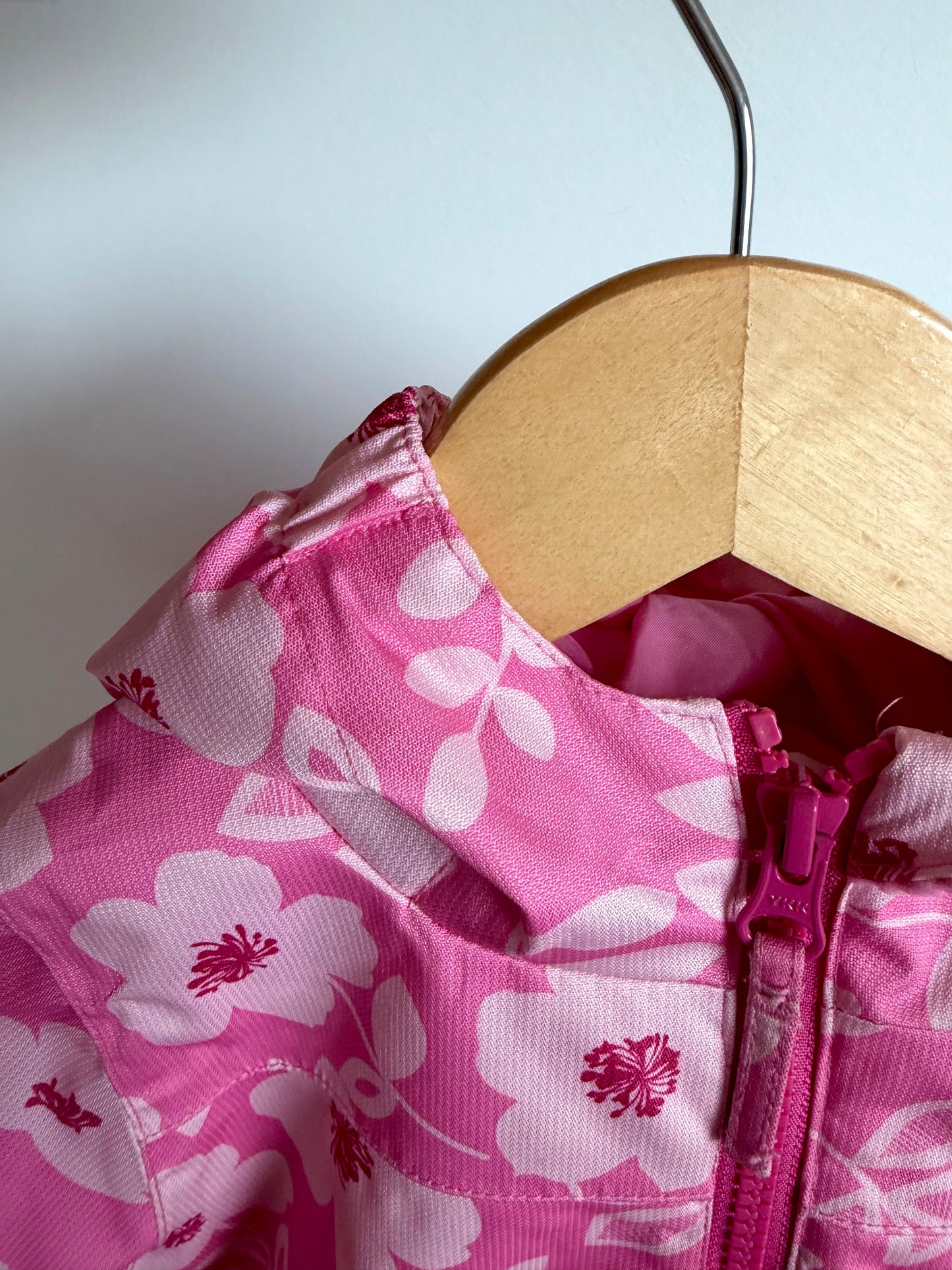 Gusti Pink Floral Rain Jacket (PLAY) / 3T
