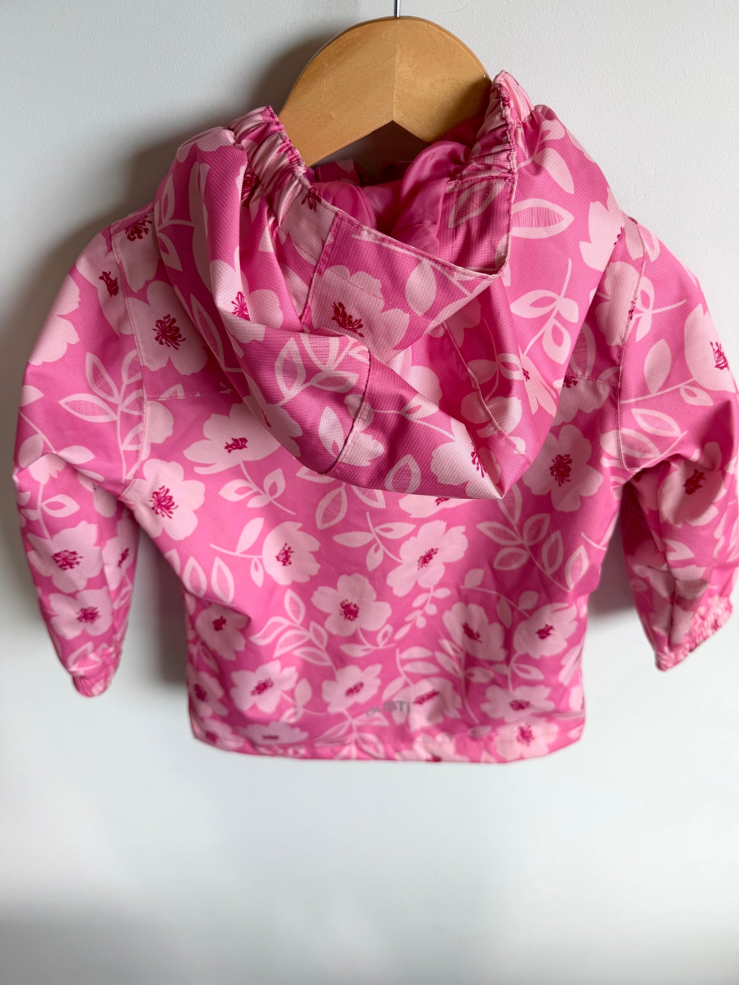 Gusti Pink Floral Rain Jacket (PLAY) / 3T