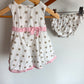 Polka Dot Lined Dress + Bloomers / 6m