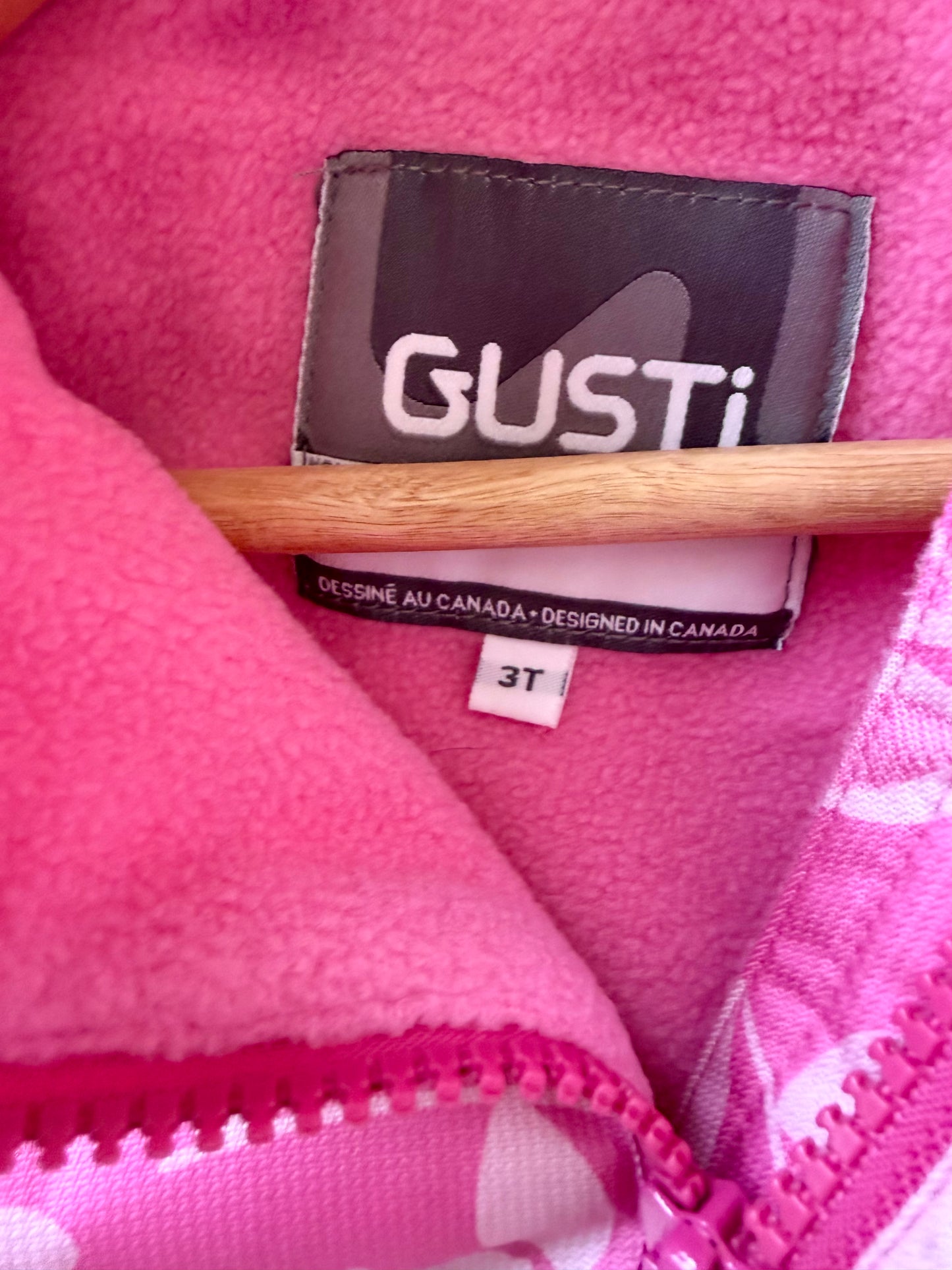Gusti Pink Floral Rain Jacket (PLAY) / 3T