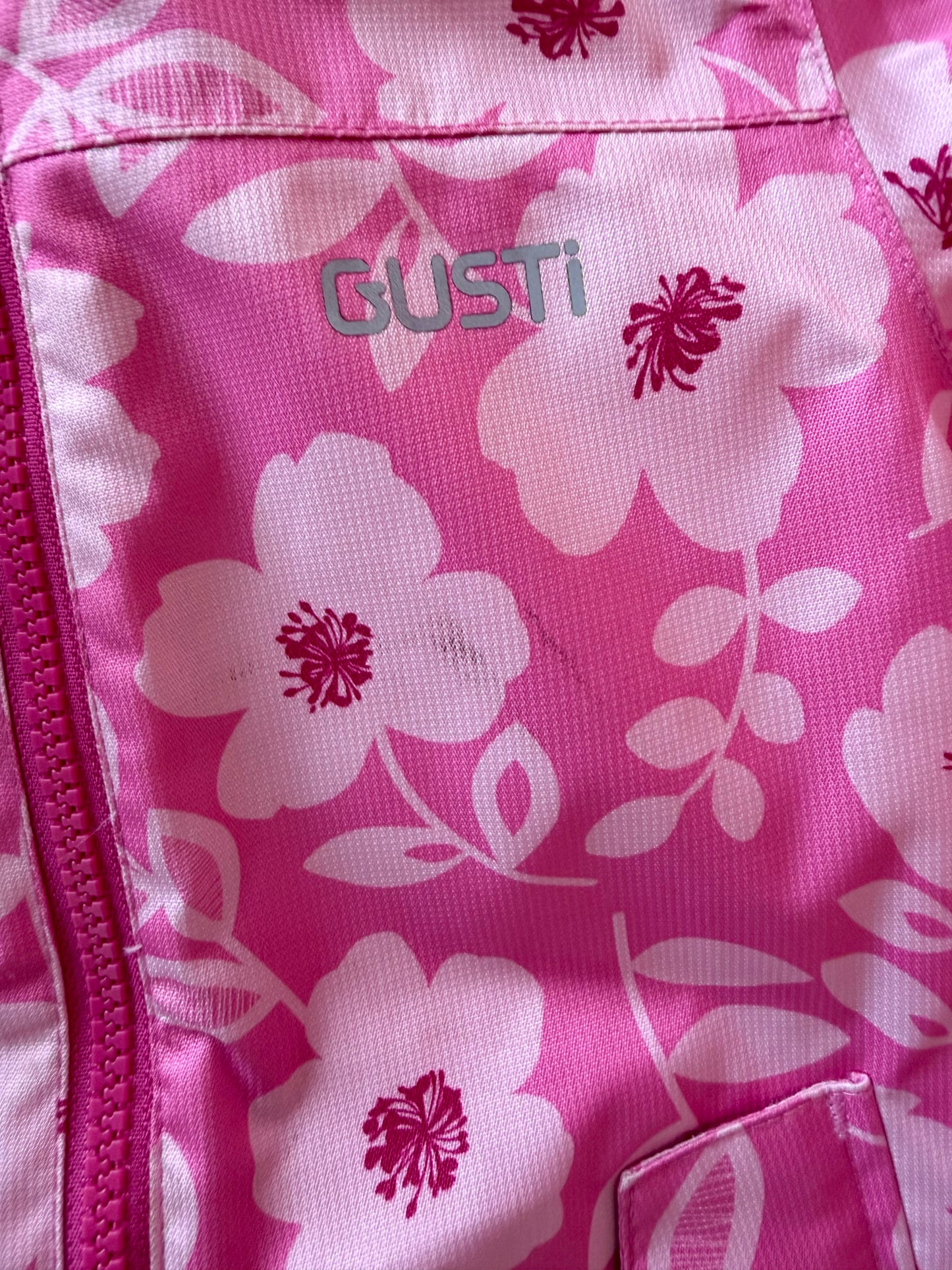 Gusti Pink Floral Rain Jacket (PLAY) / 3T