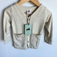 Little & Lively Bamboo Oat Cardigan (With Tags) / 6-12m