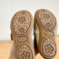 Gold Floral Ballet Flat Shoes / Toddler Size 5-6