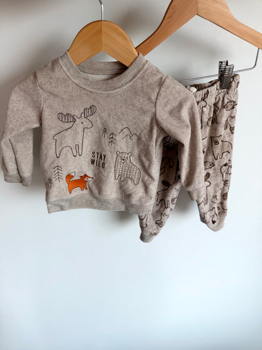 Stay Wild Sweater + Pants Set / 12m