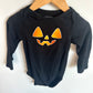 Black Pumpkin Face Bodysuit / 12-18m