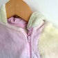 Fleece Unicorn Bunting Suit / 3-6m