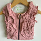 Ruffle Zipper Vest Top / 3T