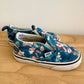 Vans Floral Slide On Shoes / Size 6 Toddler