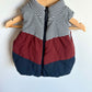 Reversible Striped + Grey Vest / 6m?