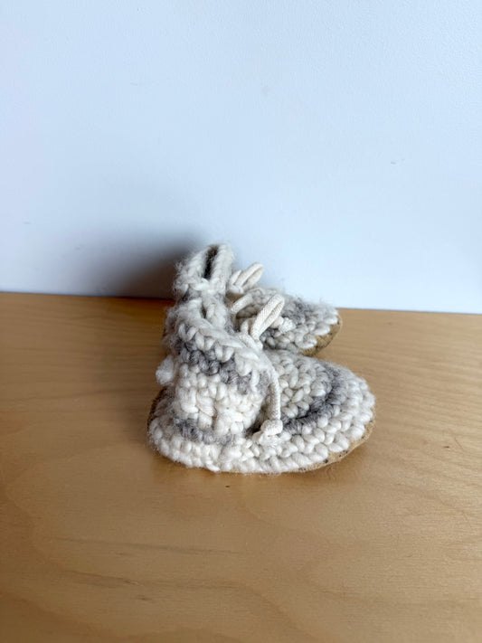 Padraig Cottage Knit Slippers / Size 4 Toddler?
