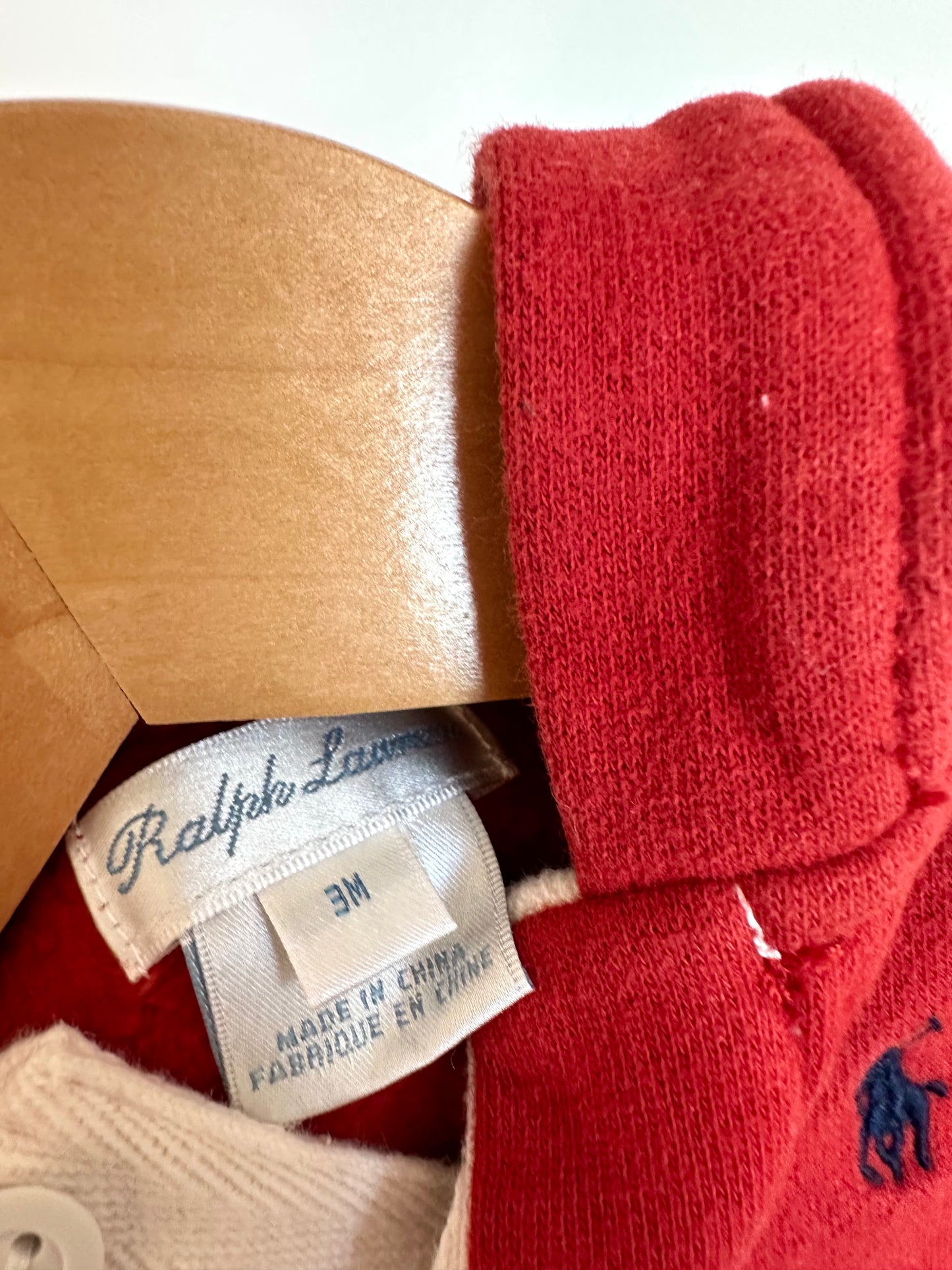 Ralph Lauren Red Hood Jumpsuit / 3m
