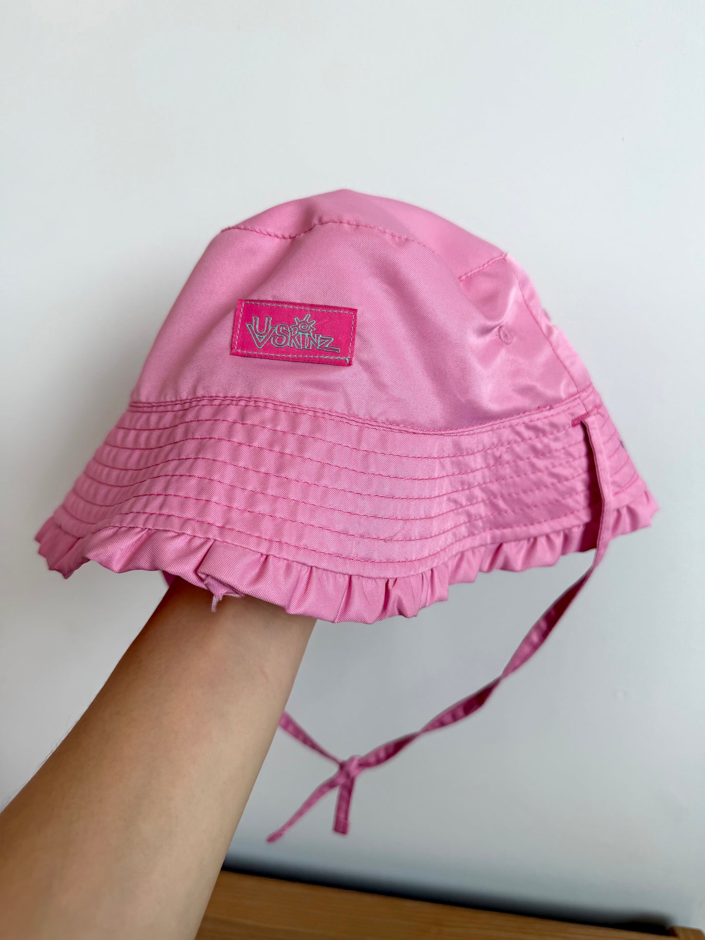UV Skinz Pink Bucket Ruffle Hat (PLAY)  / 3T