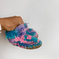 Handmade Colorful Knit Slippers / Size 4 Toddler? (No Shipping)