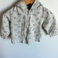 Dino Pattern Hoodie / 9-12m