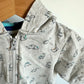 Dino Pattern Hoodie / 9-12m