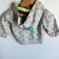 Dino Pattern Hoodie / 9-12m