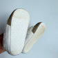 Cream Wooly Shoes / 3-6m