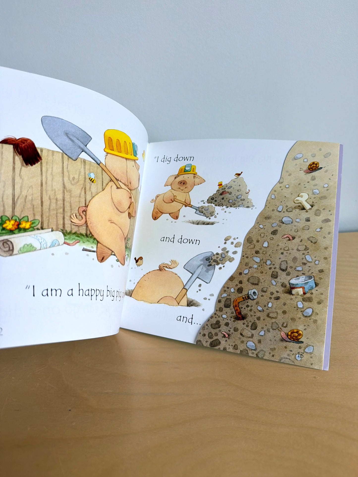 Big Pig on a Dig Softcover Readers Book / 2-5 years