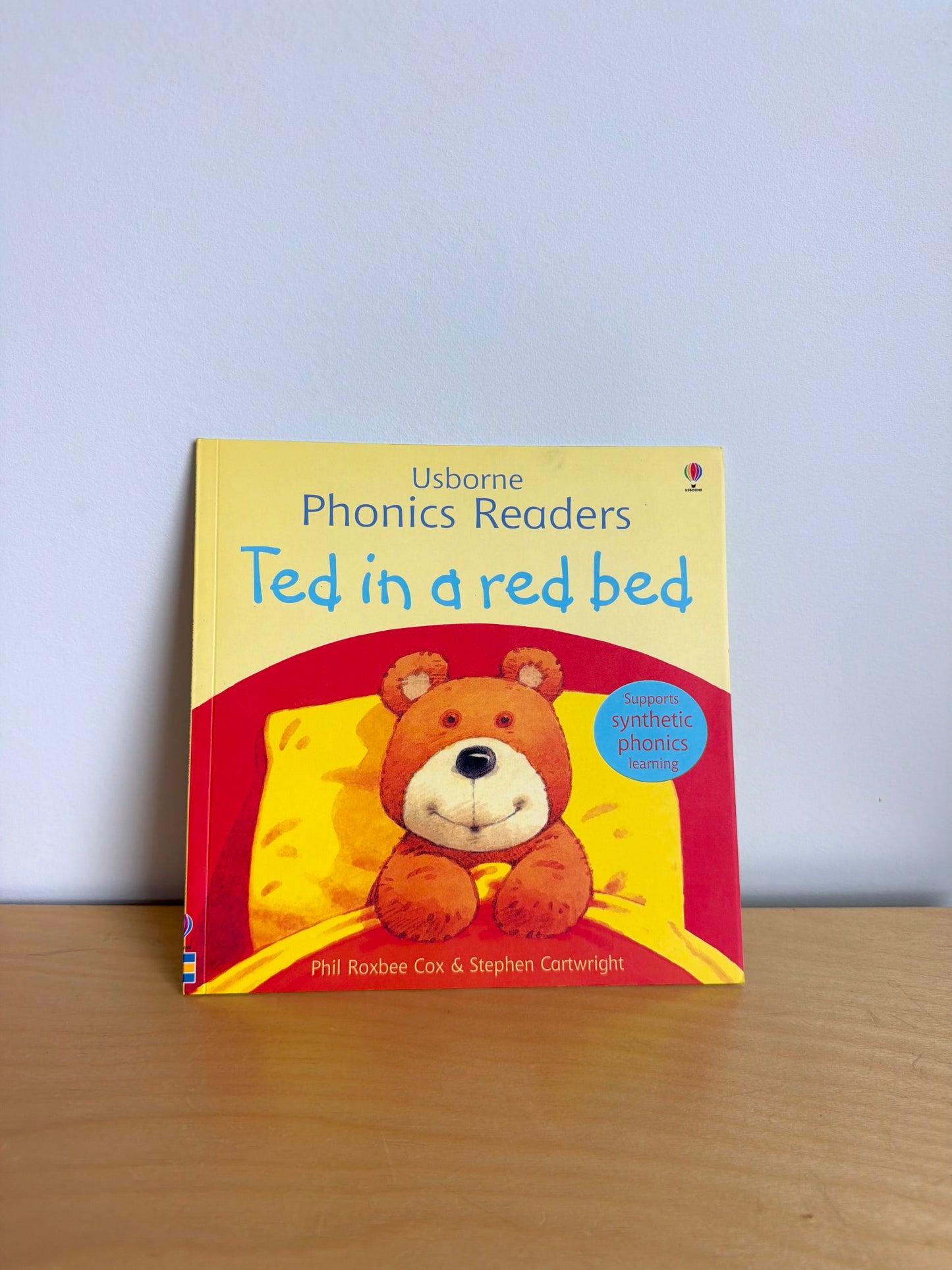 Ted in a Red Bed Softcover Readers Book / 2-5 years
