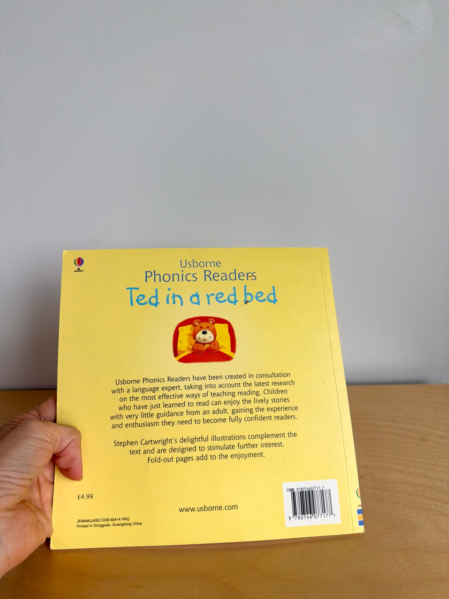 Ted in a Red Bed Softcover Readers Book / 2-5 years