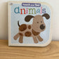 Touch and Feel Animals Board Book / 0-2 years