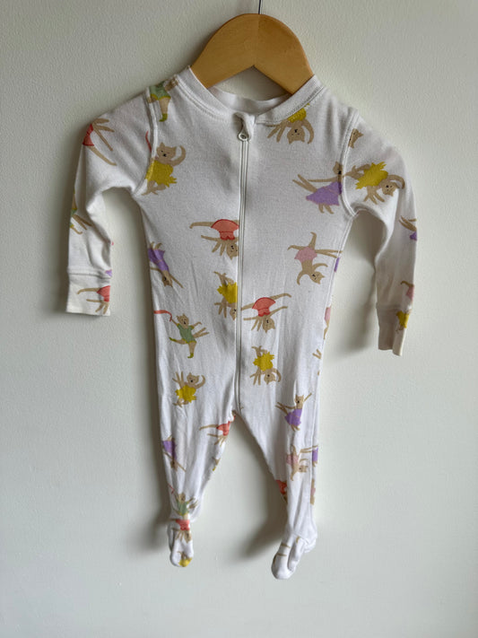 Organic Cotton Ballerina Sleeper / 9-12m