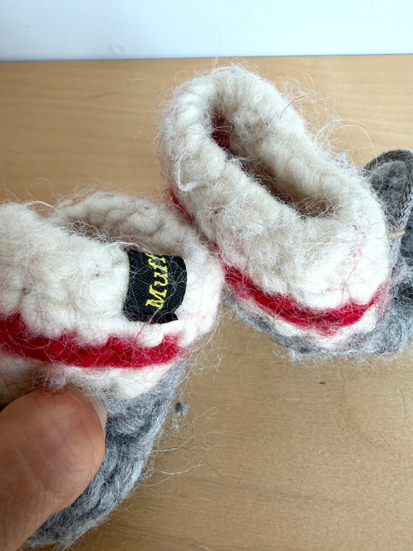 Merino Wool Slippers / 0-6m