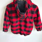 Hatley Red Plaid Coat / 4T