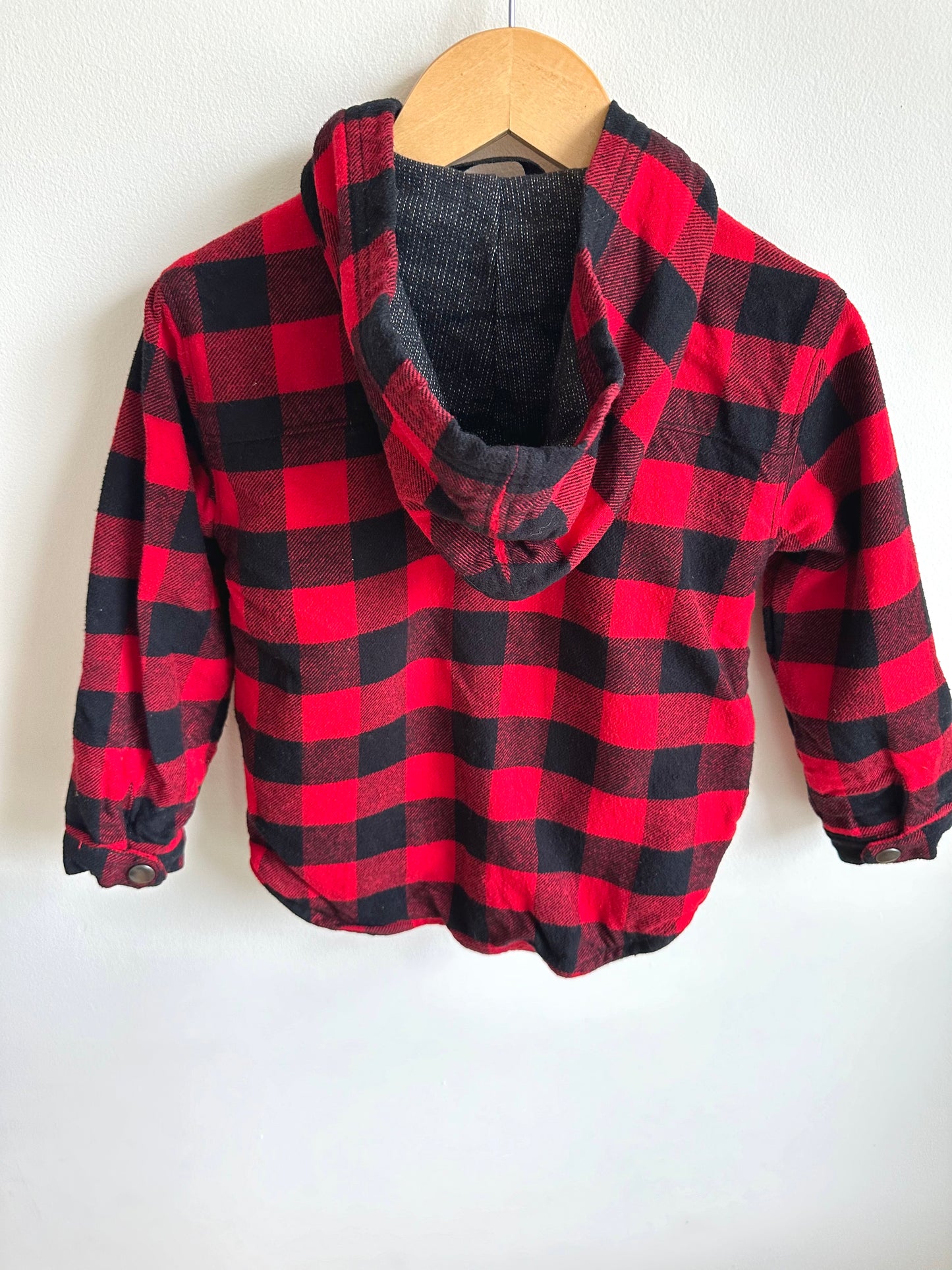 Hatley Red Plaid Coat / 4T