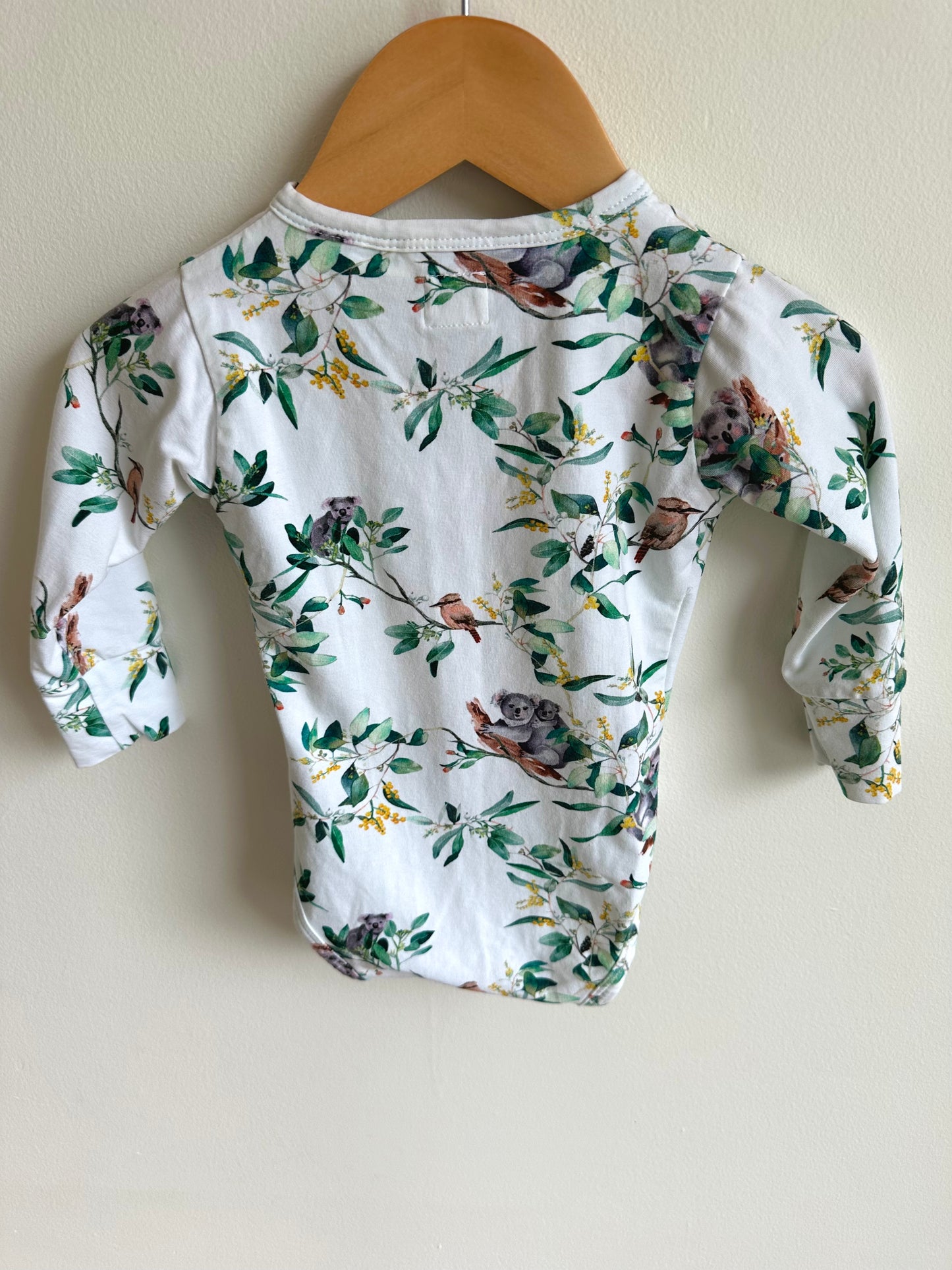 Koala Bird Organic Bodysuit / 6-12m