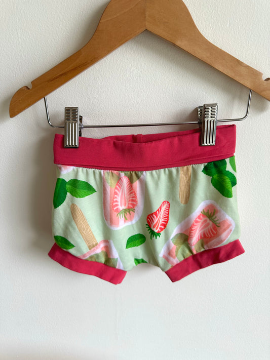 Strawberry Popsicle Shorts / 12-18m?