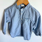 H&M Chambray Half Button Up Top / 12-18m