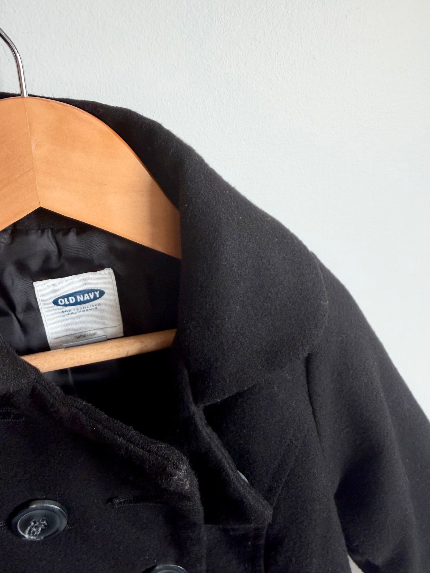 Black Formal Pea Coat / 3T