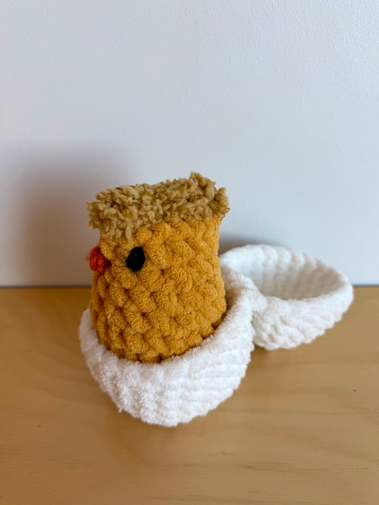 Handmade Crochet Egg + Chick Toy