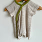 Parade Green Lined Romper / 3-6m