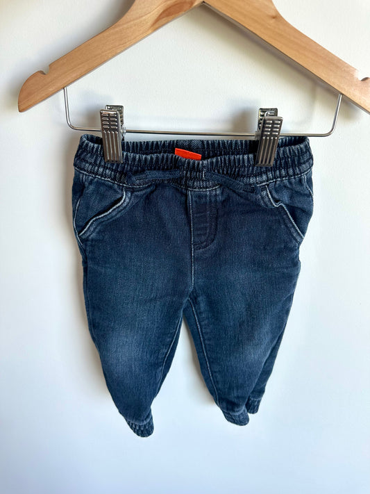 Blue Jean Like Tapered Pants / 6-12m