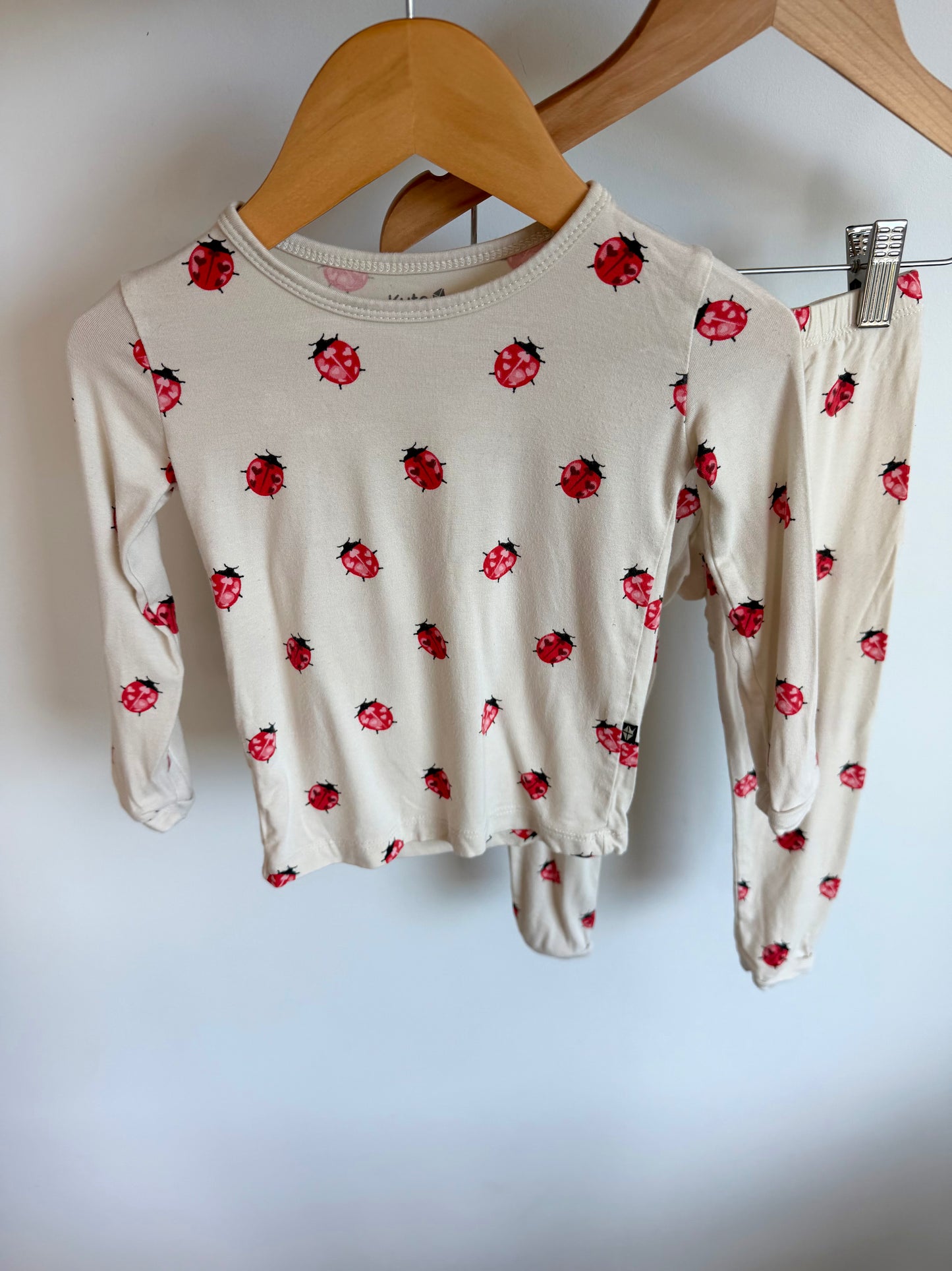 Kyte Bamboo Ladybug PJ Set / 2T