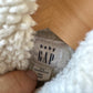 Fleece Lined Button Bear Hood Sweater / 0-3m
