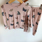 Kyte Bamboo Purple Butterfly PJ Set / 2T