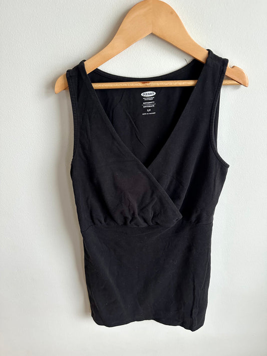 Black Maternity Sleeveless Top / S