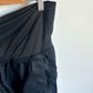 Black Pocket Maternity Shorts / Small