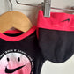 Bike Smiley Face Bodysuit, Hat, Booties / 0-6m