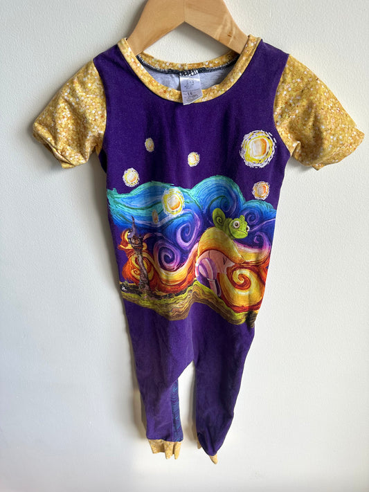 Made in Canada Painter Romper / 18-24m