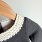 Grey Dress with Trim Detail / 12-18m