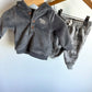 Bear Fleece Hoodie + Pants Set / 3-6m
