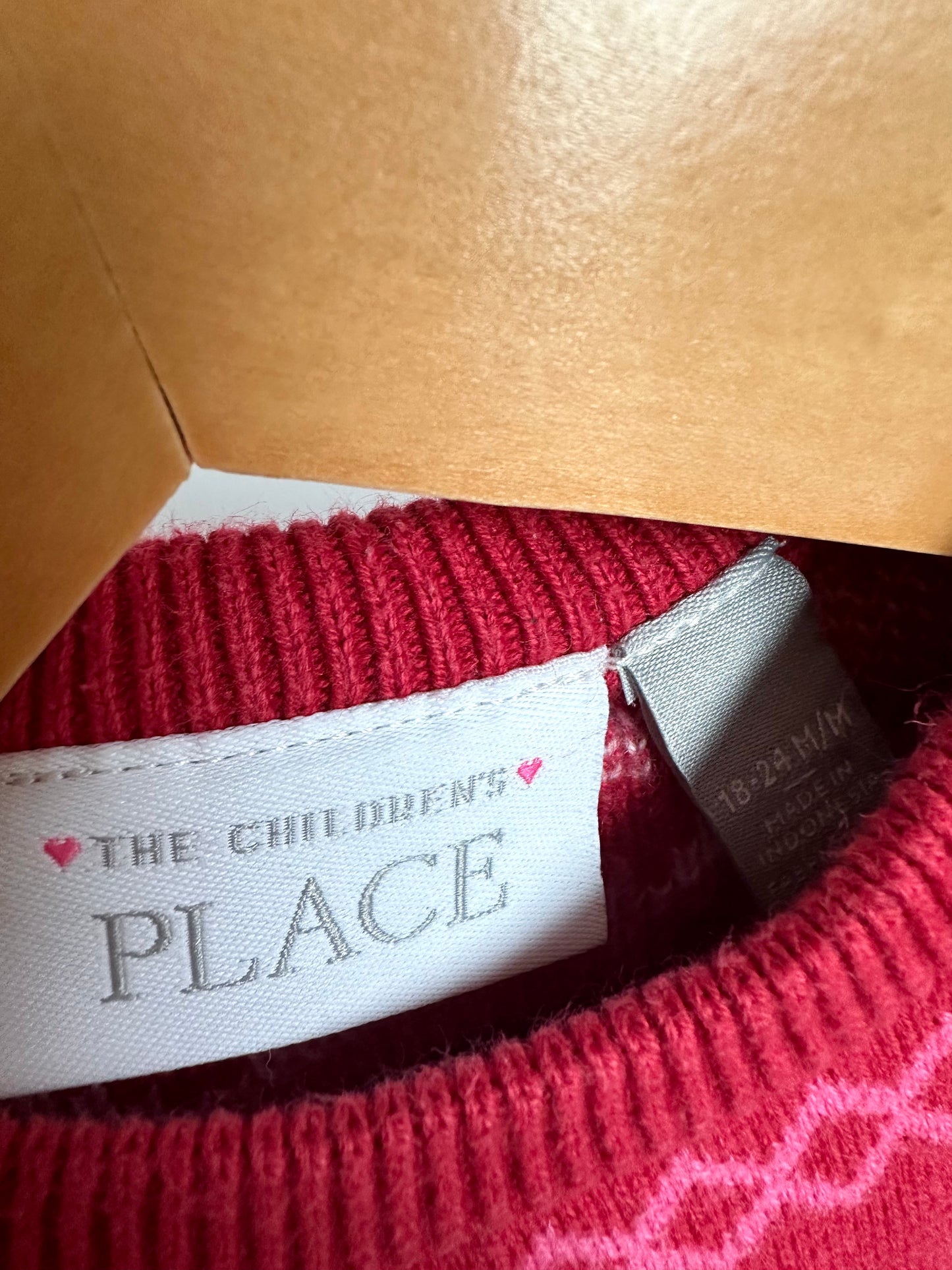 Christmas Penguin Sweater Dress / 18-24m